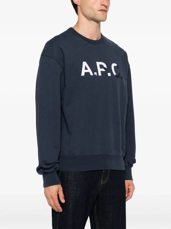 A.P.C.: スウェット＆セーター online - スウェットシャツ/セーター - ブルー