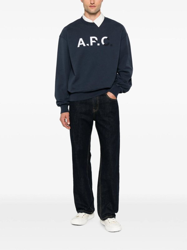 The Best Shops A.P.C.: スウェット＆セーター - スウェットシャツ/セーター - ブルー