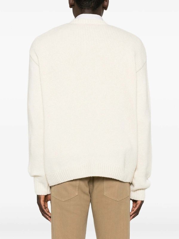 A.P.C.: Pull col rond online - Pull Col Rond - Blanc