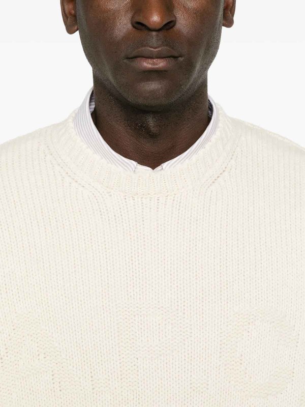 Pull Col Rond - Blanc shop online: A.P.C.
