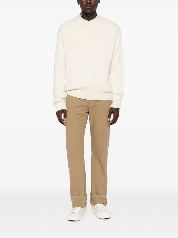 A.P.C. buy online Pull Col Rond - Blanc