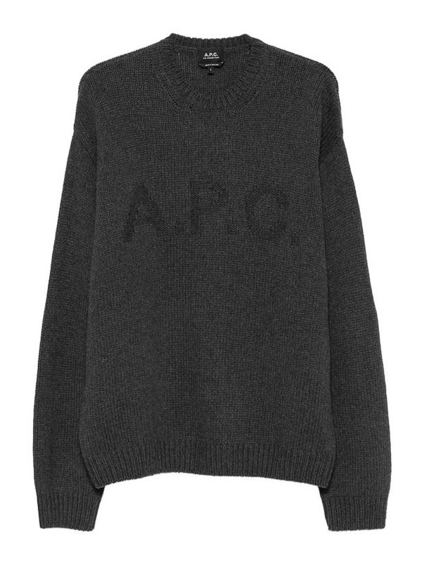 A.P.C.: Pull col rond - Pull Col Rond - Gris