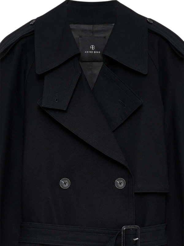ANINE BING: trench coats online - Rainwear