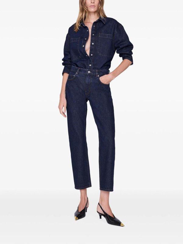 The Best Shops ANINE BING: jeans dritti, a sigaretta - Jeans