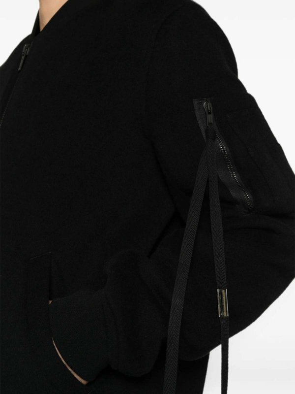 The Best Shops ANN DEMEULEMEESTER: ニーレングスコート - 膝丈コート - 黒