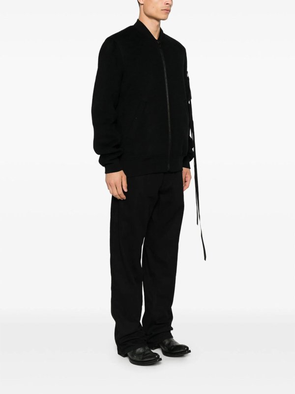ANN DEMEULEMEESTER buy online 膝丈コート - 黒