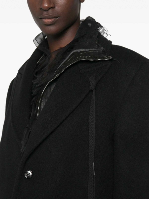 ANN DEMEULEMEESTER: knee length coats online - Coat