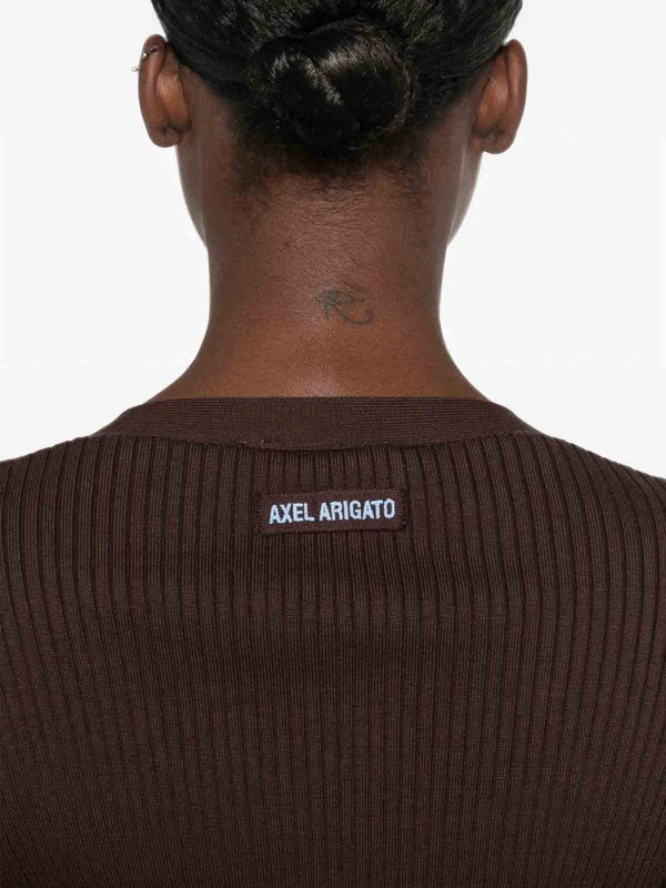 AXEL ARIGATO: クルーネック online - クルーネック - ブラウン
