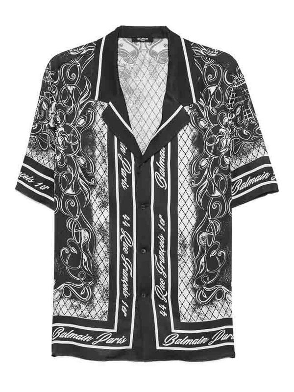 Balmain: シャツ - シャツ - 黒