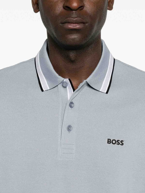 Hugo Boss: ポロシャツ online - ポロシャツ - グレー