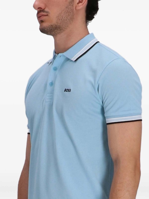 Hugo Boss: ポロシャツ online - ポロシャツ - ブルー