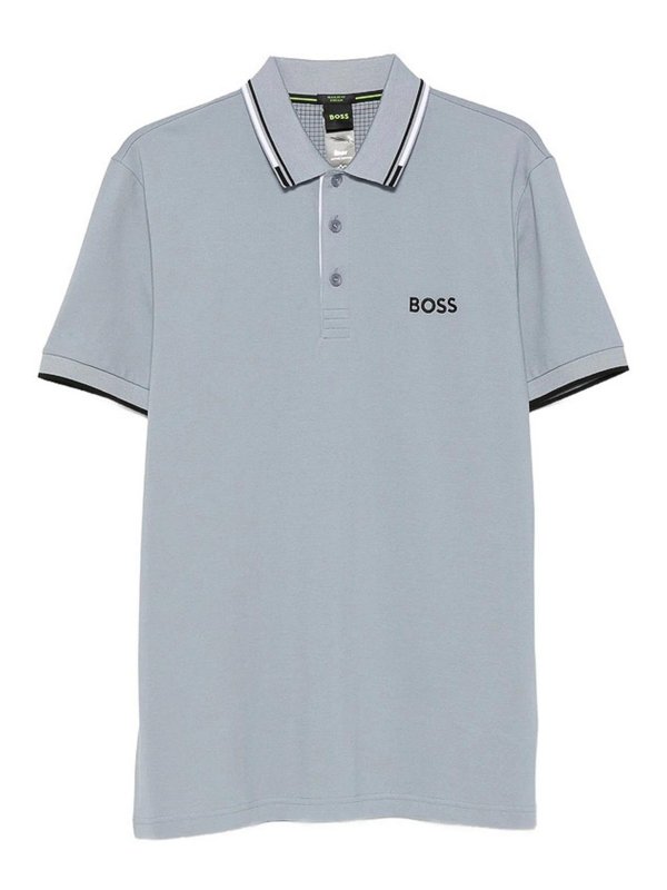 Hugo Boss: ポロシャツ - ポロシャツ - ブルー