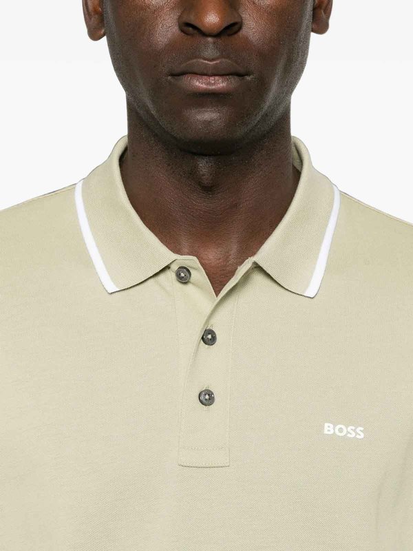 ポロシャツ - 緑 shop online: Hugo Boss