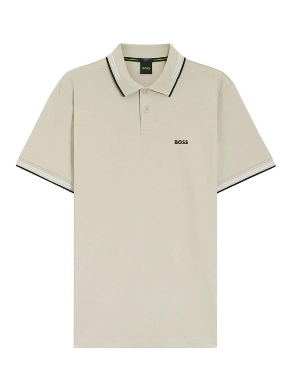 Hugo Boss: ポロシャツ - ポロシャツ - ベージュ