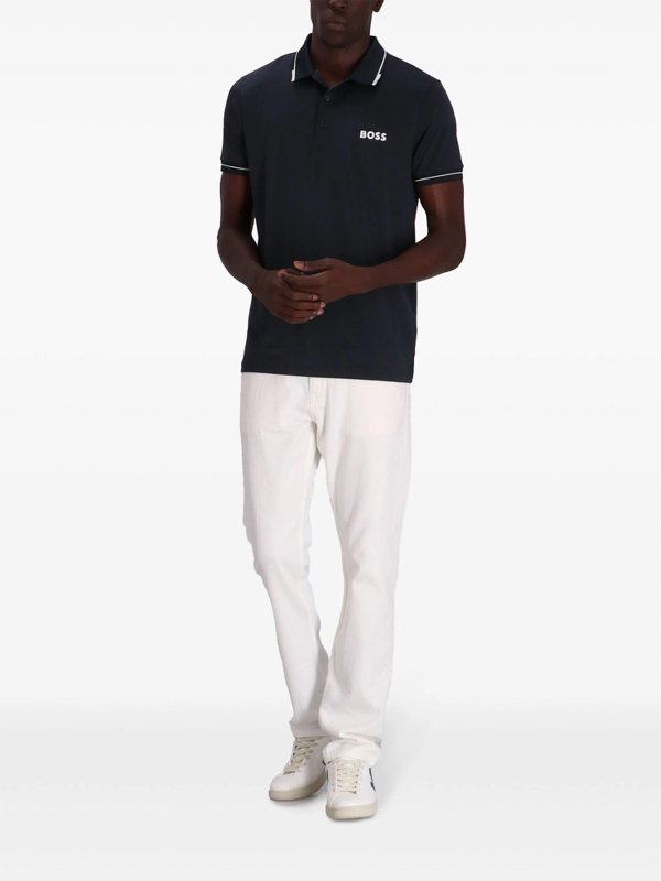 Hugo Boss: ポロシャツ online - ポロシャツ - ブルー