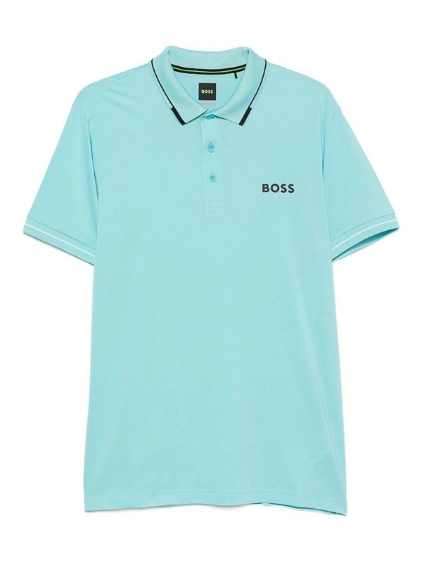 Hugo Boss: ポロシャツ - ポロシャツ - ブルー