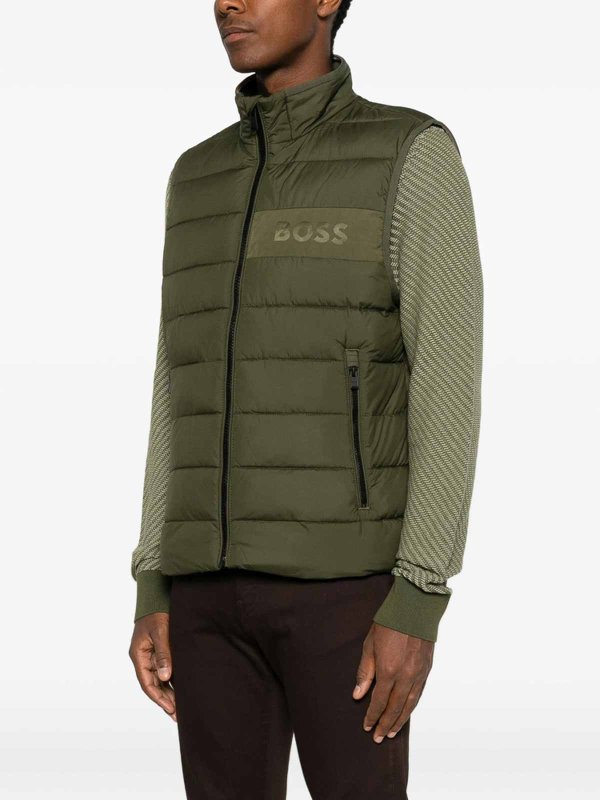 The Best Shops Hugo Boss: ベスト＆チョッキ - ウェストコート/ジレ - 緑
