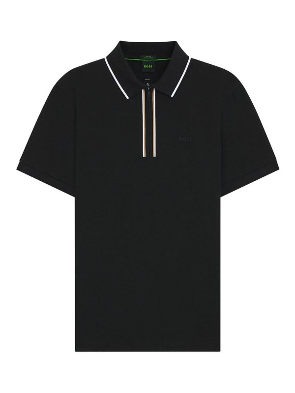 Hugo Boss: ポロシャツ - ポロシャツ - 黒