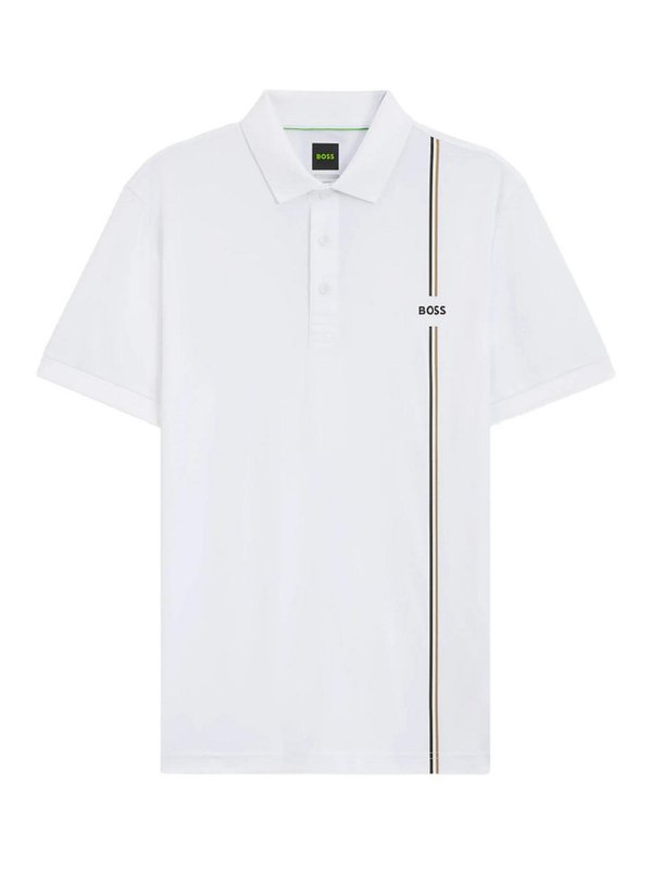 Hugo Boss: ポロシャツ - ポロシャツ - 白