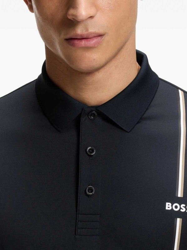 Hugo Boss: ポロシャツ online - ポロシャツ - ブルー