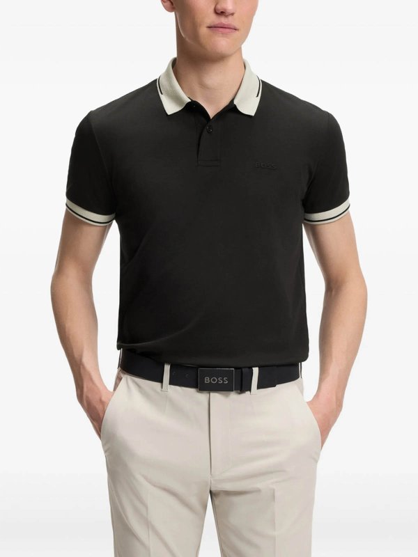 ポロシャツ - 黒 shop online: Hugo Boss