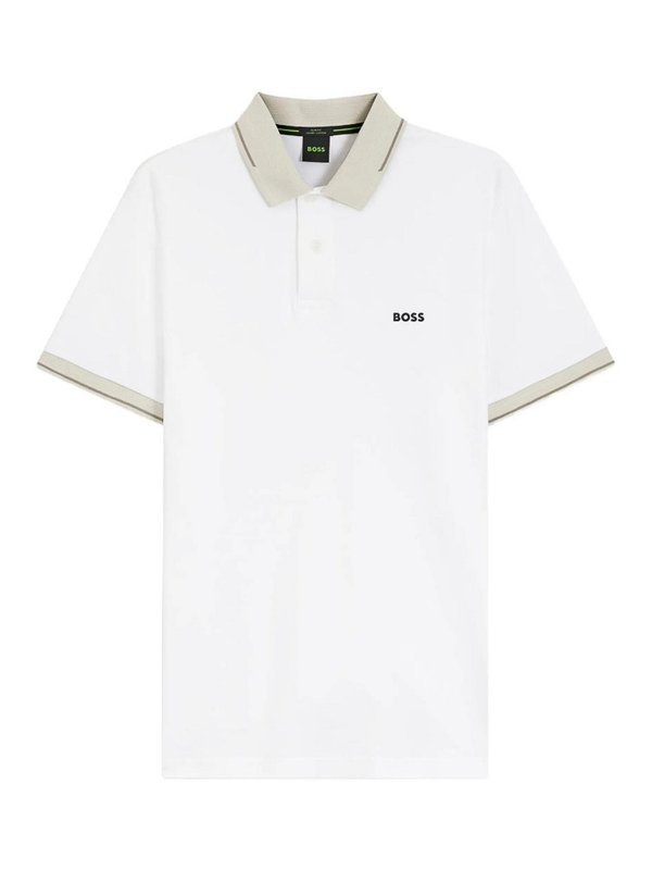 Hugo Boss: ポロシャツ - ポロシャツ - 白
