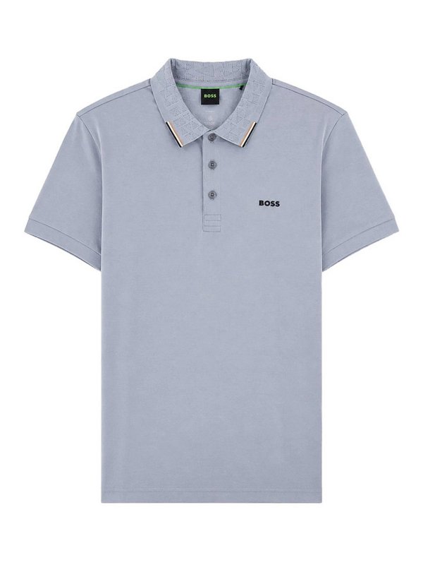 Hugo Boss: ポロシャツ - ポロシャツ - グレー