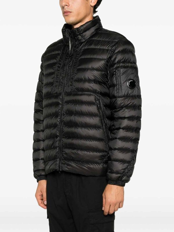 ダウンジャケット - 黒 shop online: C.P. COMPANY