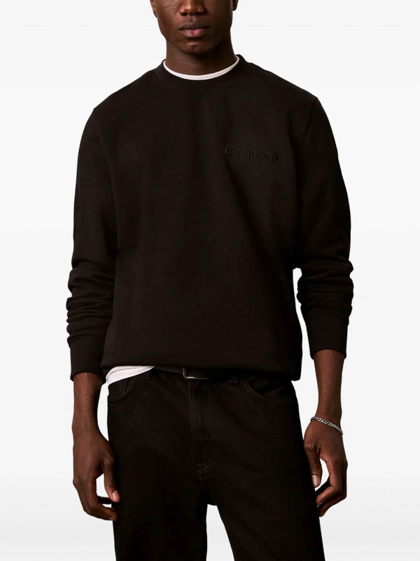 スウェットシャツ/セーター - 黒 shop online: CALVIN KLEIN