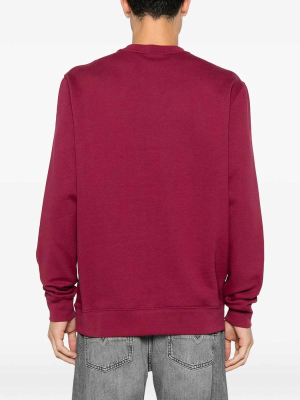 クルーネック - 赤 shop online: CALVIN KLEIN