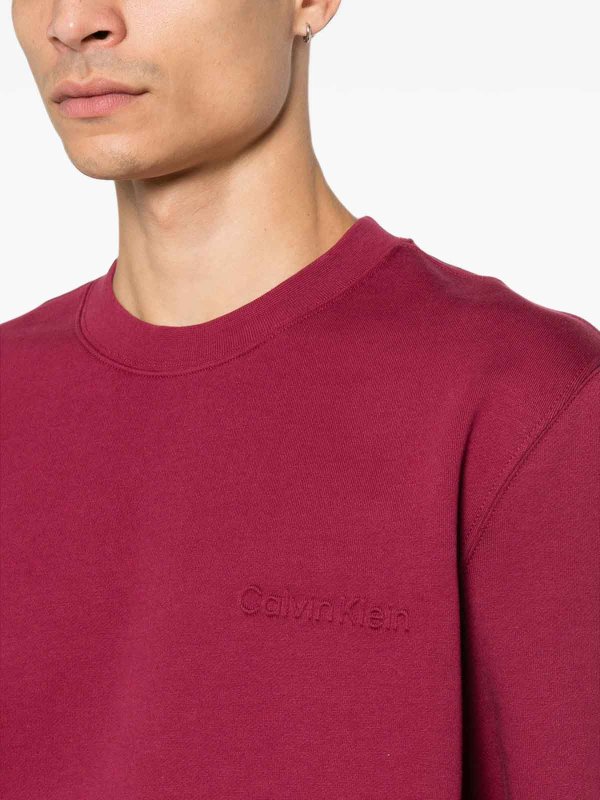 CALVIN KLEIN buy online クルーネック - 赤