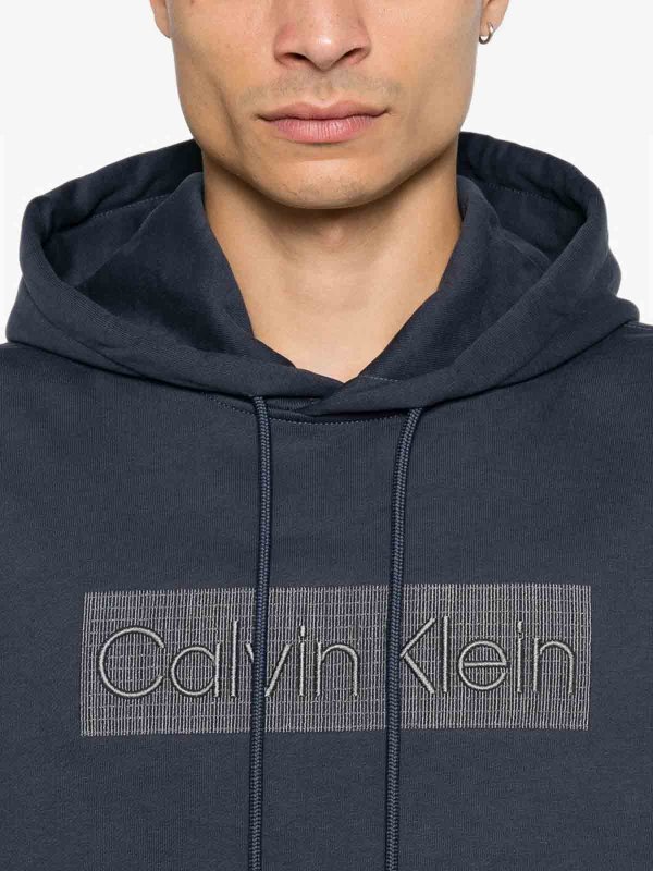 The Best Shops CALVIN KLEIN: スウェット＆セーター - スウェットシャツ/セーター - ブルー