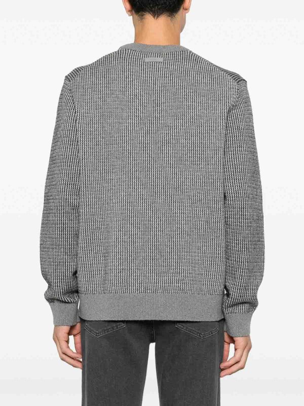CALVIN KLEIN buy online Pull Col Rond - Gris