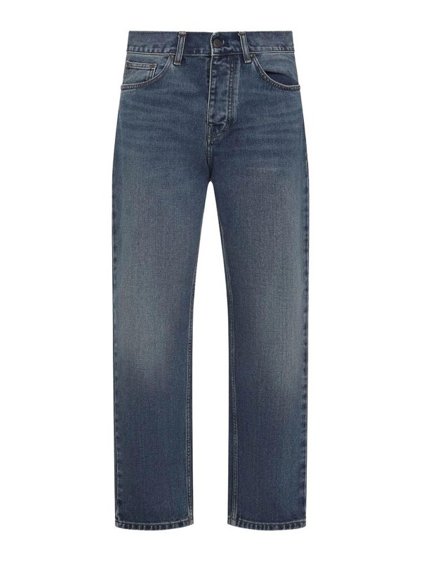 CARHARTT: Jeans Rectos - Vaqueros Rectos - Azul