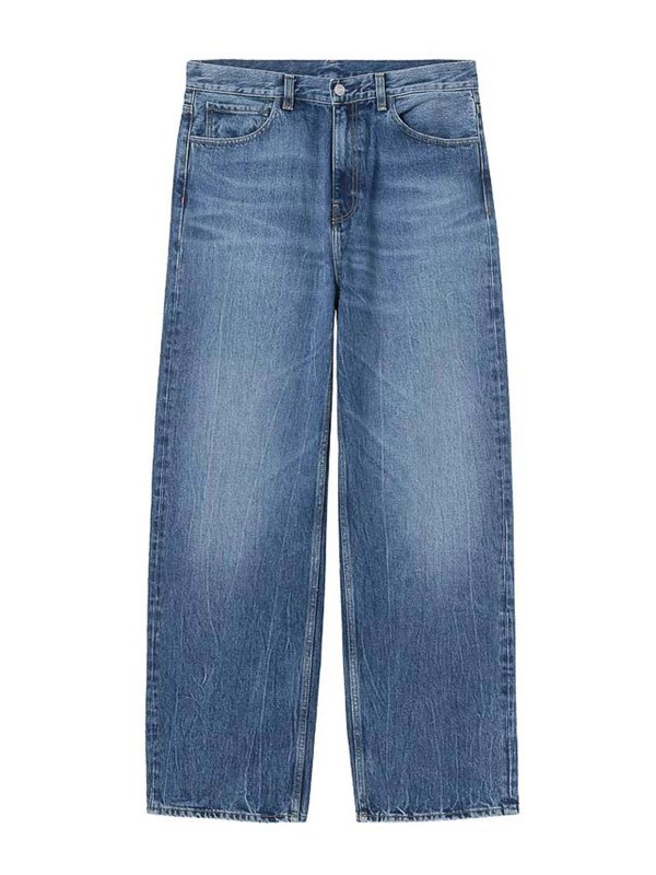 CARHARTT: Jeans Rectos - Vaqueros Rectos - Azul