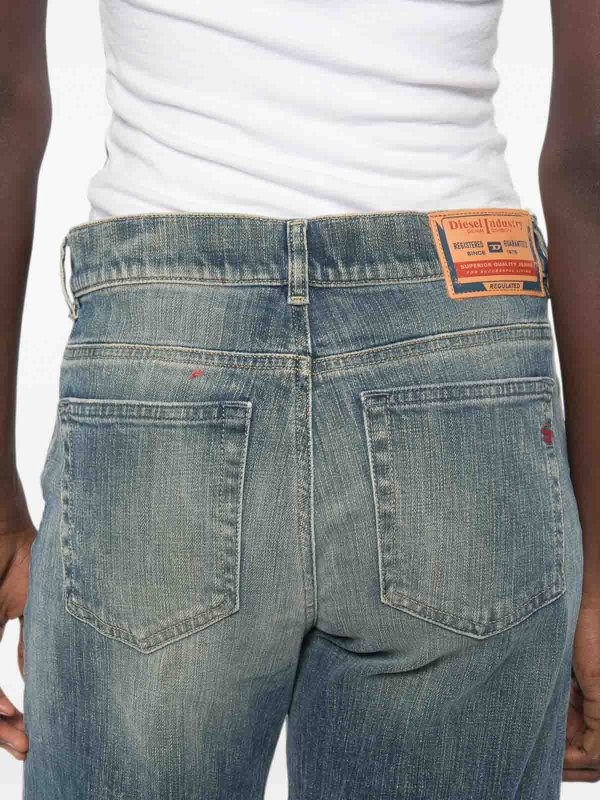 DIESEL: Jeans Rectos online - Vaqueros Rectos - Azul