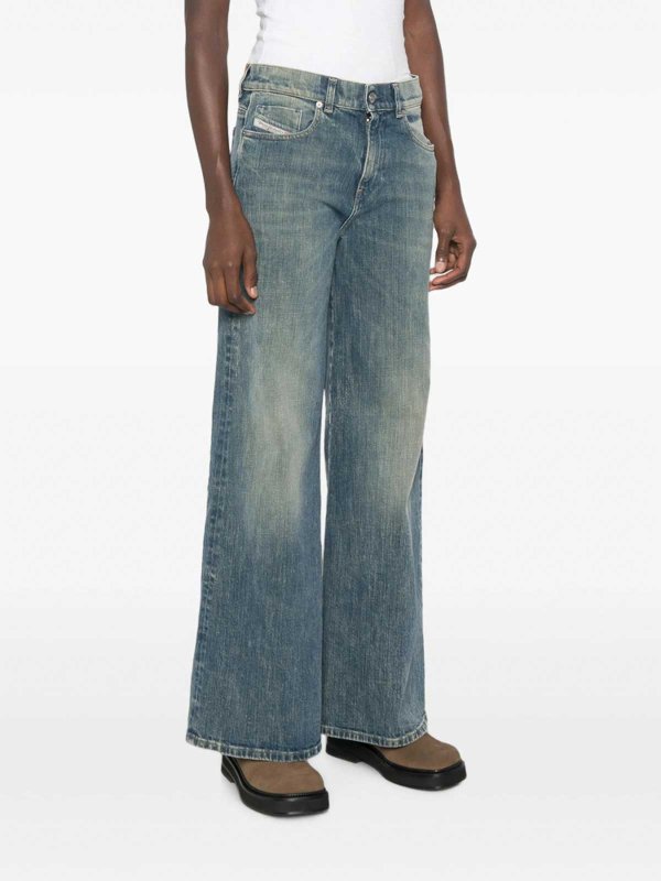Vaqueros Rectos - Azul shop online: DIESEL