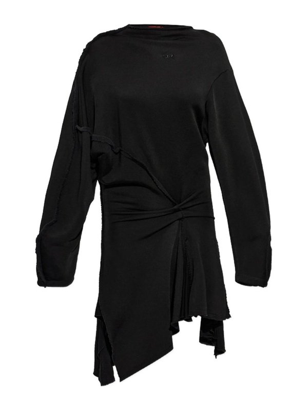 DIESEL: ニーレングスドレス - 膝丈ドレス - 黒