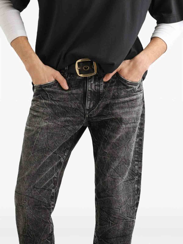 ストレートジーンズ - 黒 shop online: DOLCE & GABBANA