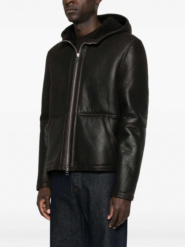 DONDUP: leather coats online - Leather Outerwear