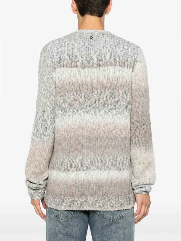 Rundhalspullover - Grau shop online: DONDUP