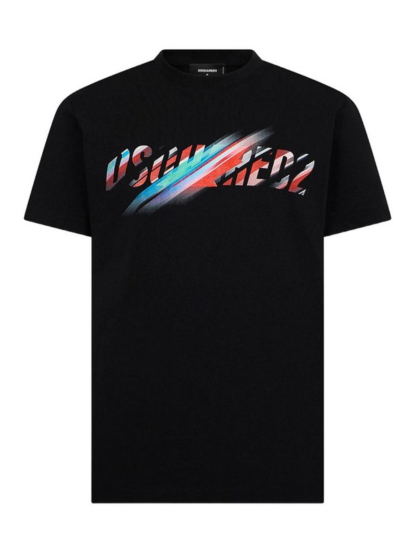 DSQUARED2: Tシャツ - Tシャツ - 黒