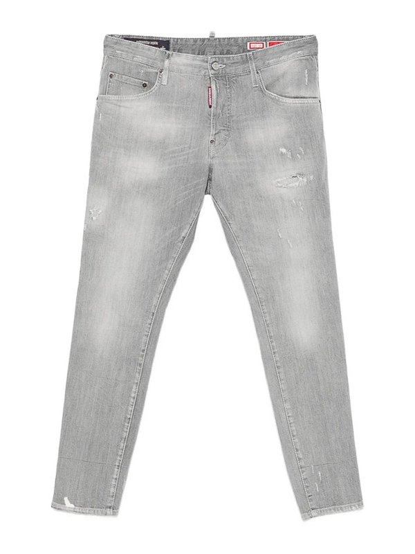 DSQUARED2: jeans dritti, a sigaretta - Jeans