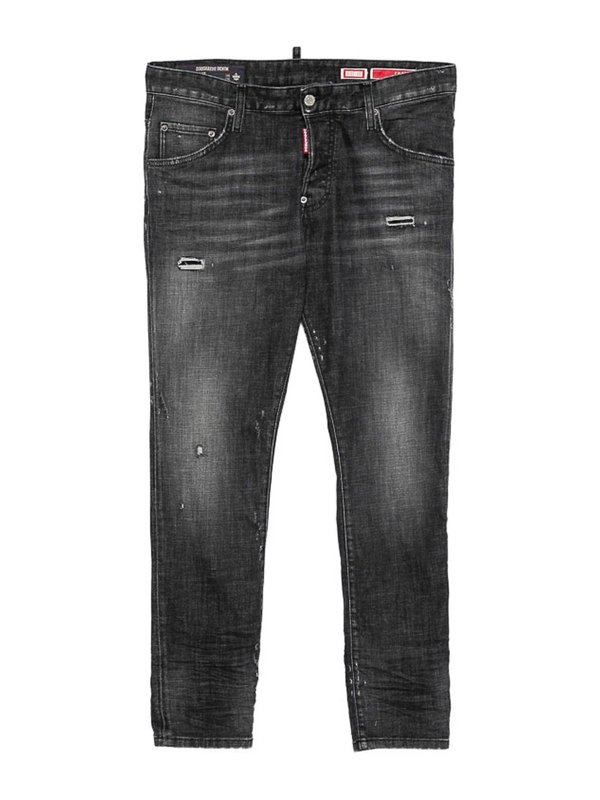 DSQUARED2: straight leg jeans - Jeans