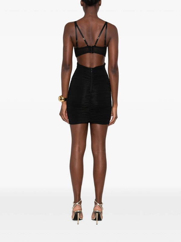 The Best Shops ELISABETTA FRANCHI: ニーレングスドレス - 膝丈ドレス - 黒