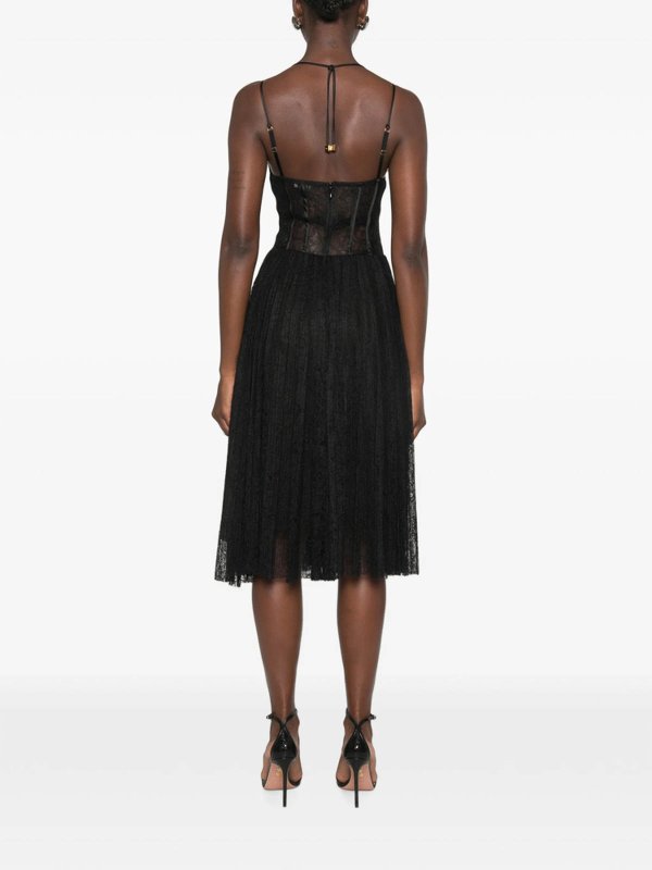 ELISABETTA FRANCHI: ニーレングスドレス online - 膝丈ドレス - 黒