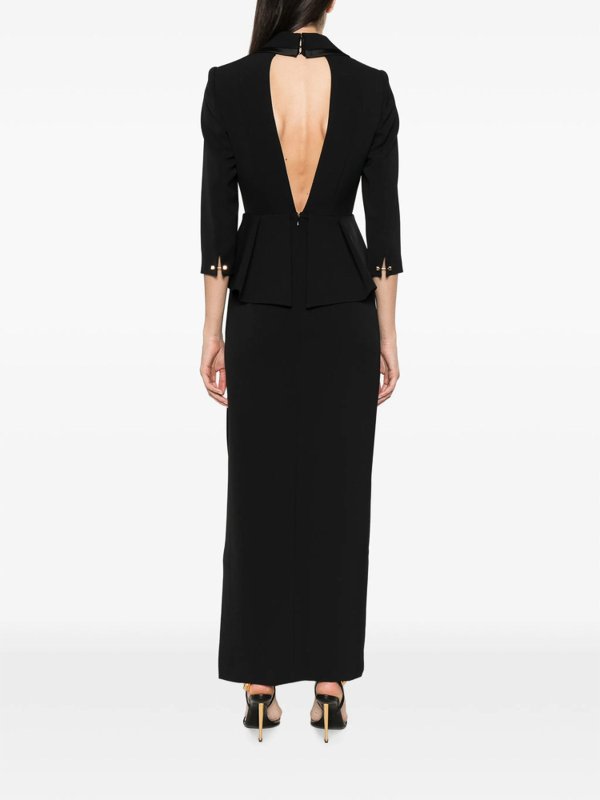The Best Shops ELISABETTA FRANCHI: ニーレングスドレス - 膝丈ドレス - 黒