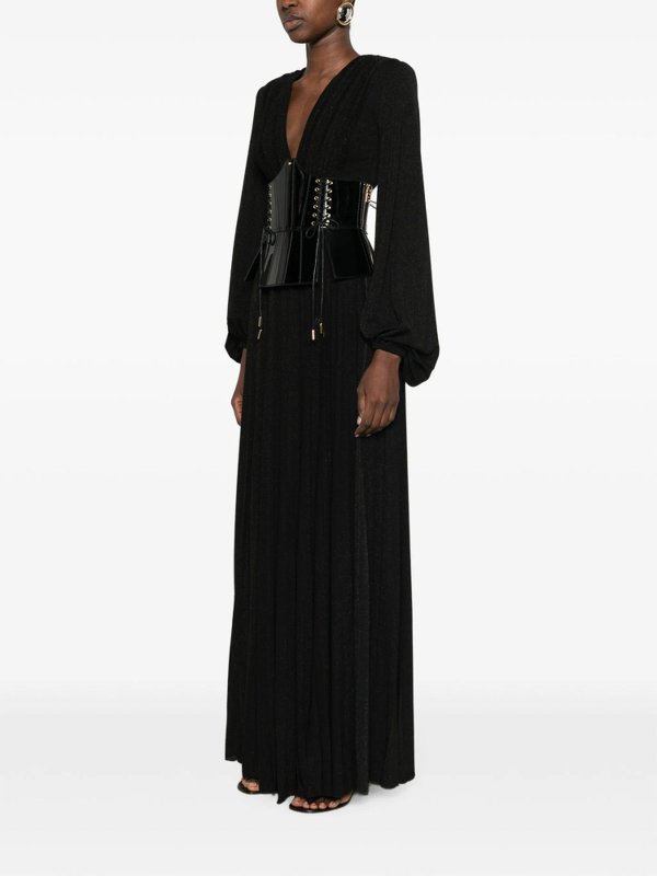 ELISABETTA FRANCHI buy online 膝丈ドレス - 黒