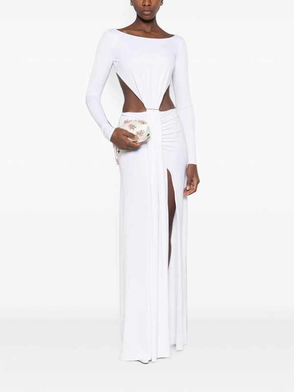 The Best Shops ELISABETTA FRANCHI: ニーレングスドレス - 膝丈ドレス - 白