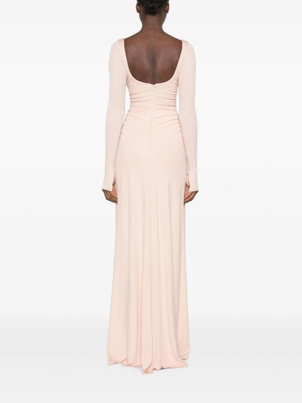 膝丈ドレス - ピンク shop online: ELISABETTA FRANCHI